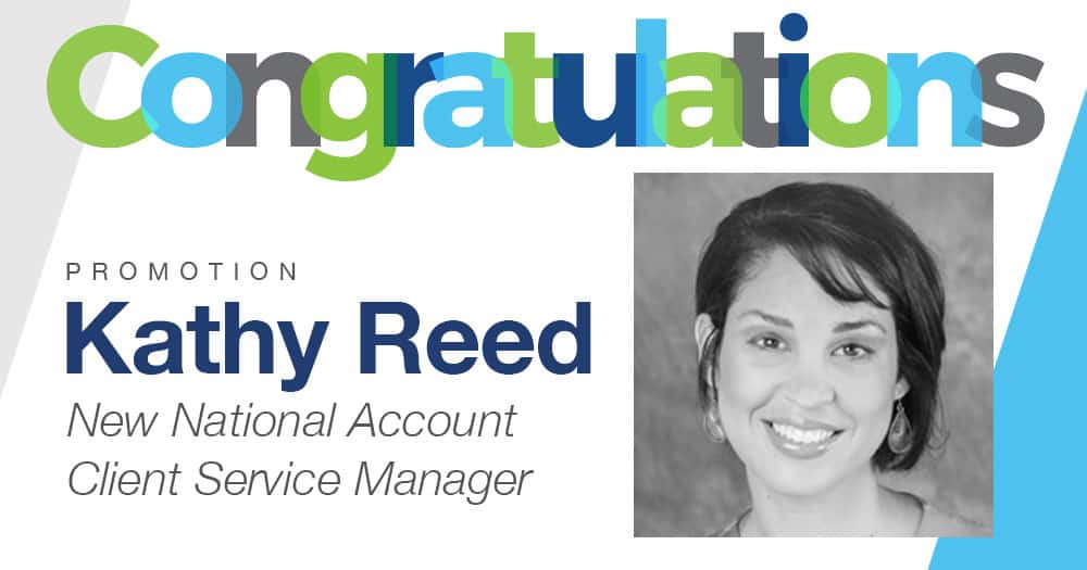 Kathy Reed - New National Account Client Service Manager